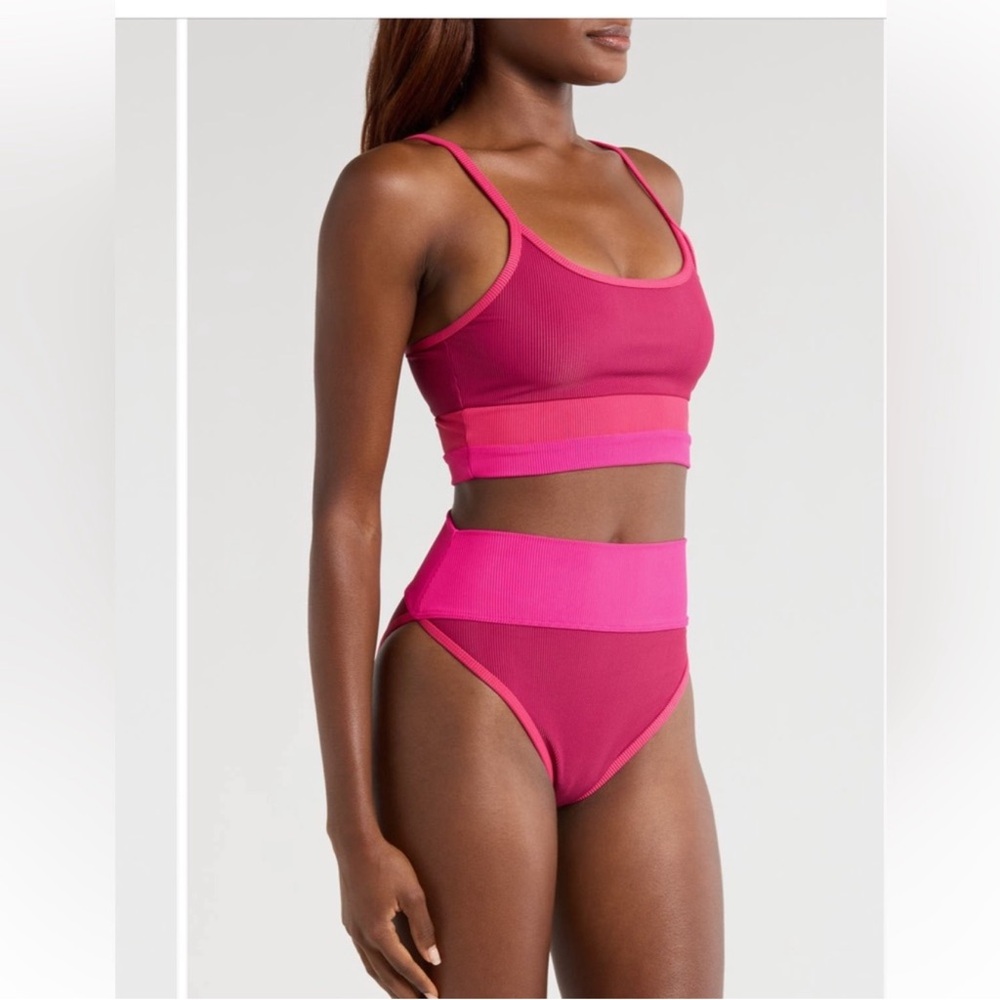 Women's Beach Riot Colorblock Bikini Set - Picture 3 of 7